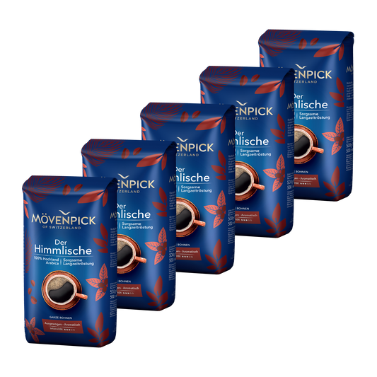 Mövenpick Himmlische 500g papuina - Säästöpakkaus 5x 500g