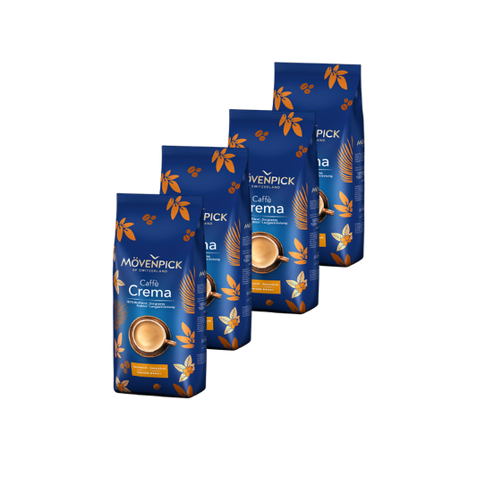 Mövenpick Caffe Crema papuina - Säästöpakkaus 4x 1000g