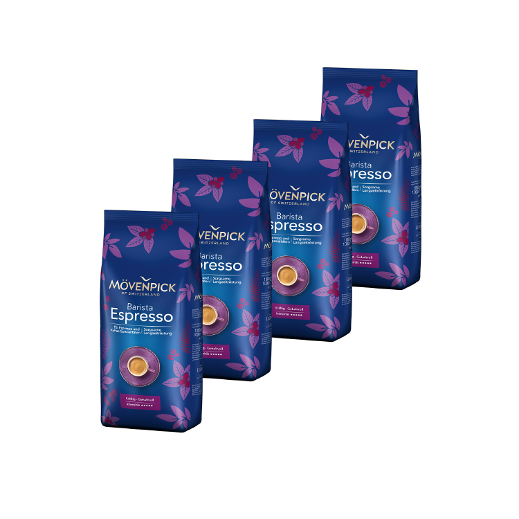 Mövenpick Espresso papuina - Säästöpakkaus 4x 1000g