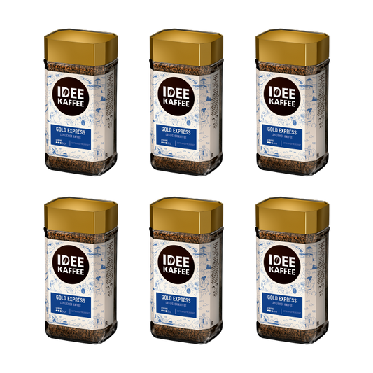 Idee Kaffee Gold pikakahvi - Säästöpakkaus 6x 200g