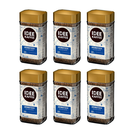 Idee Kaffee Aromatisch pikakahvi säästöpakkaus, 6 × 200 g