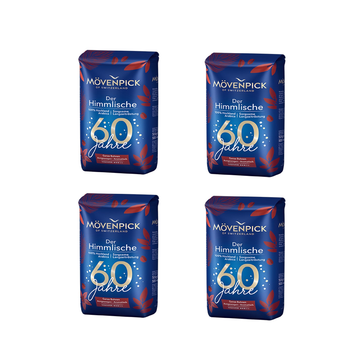 Mövenpick Himmlische 500g papuina - Säästöpakkaus 4x 500g