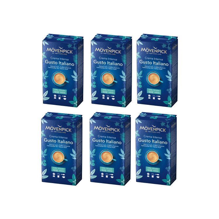 Mövenpick Gusto Italiano jauhettuna  - Säästöpakkaus 6x 250g